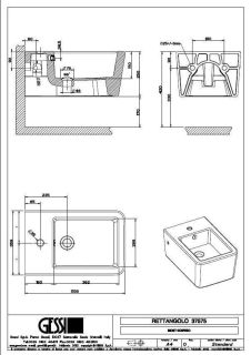 Биде подвесное Gessi Total Look 37575.518 белый